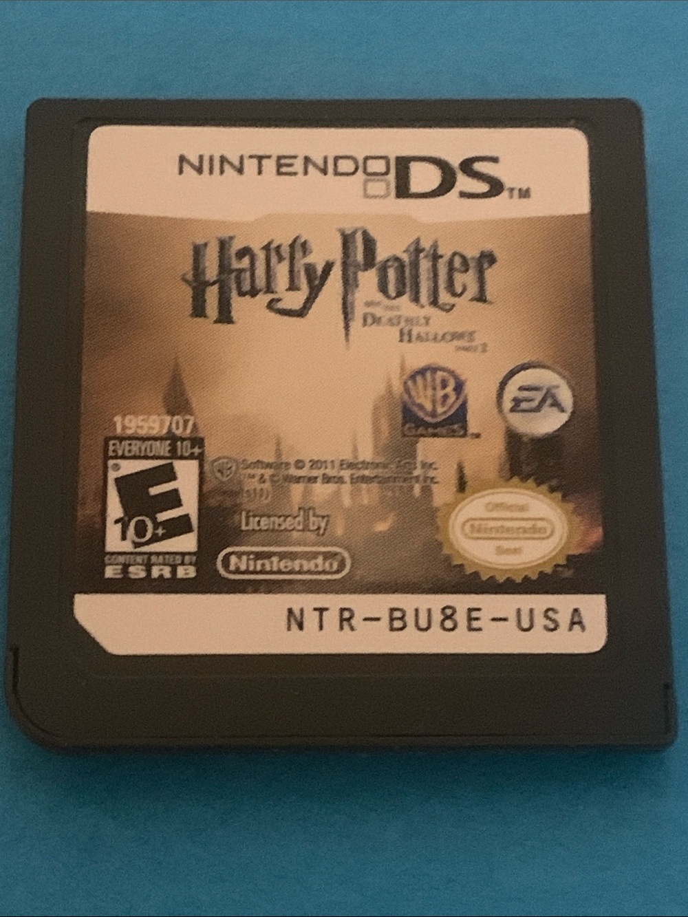 Nintendo DS Harry Potter and the Deathly Hallows part 2 Game Cartridge